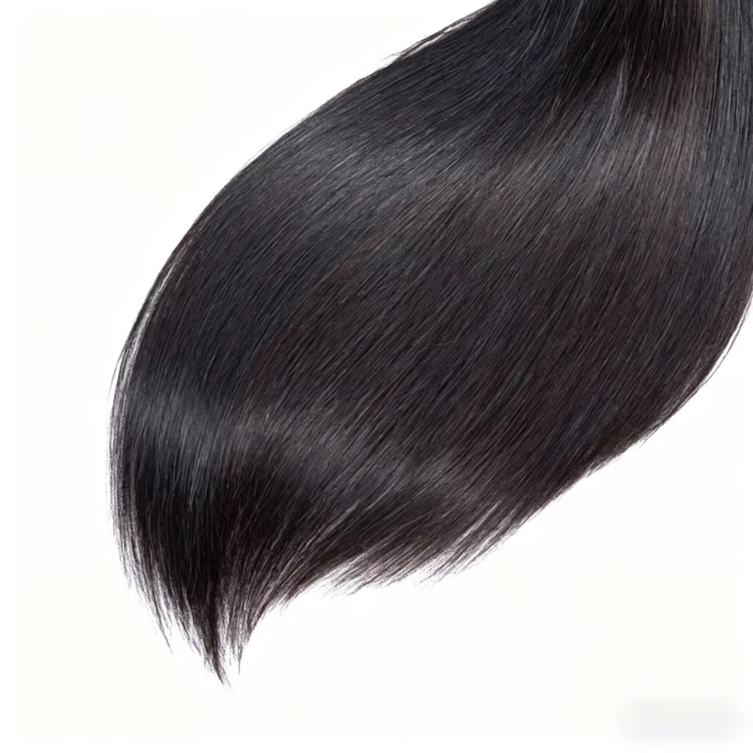 Extensões de Cabelo Humano 1 Pacote de Cabelo Brasileiro Virgem, Liso, Não Processado  Grau 12A