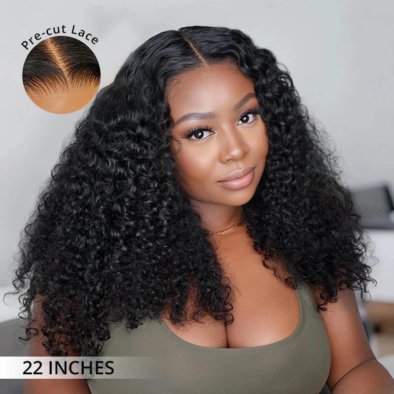 Peruca Cacheada Zlike Popping | Cabelo Humano Virgem 100% | Renda HD Pré-Desbastada