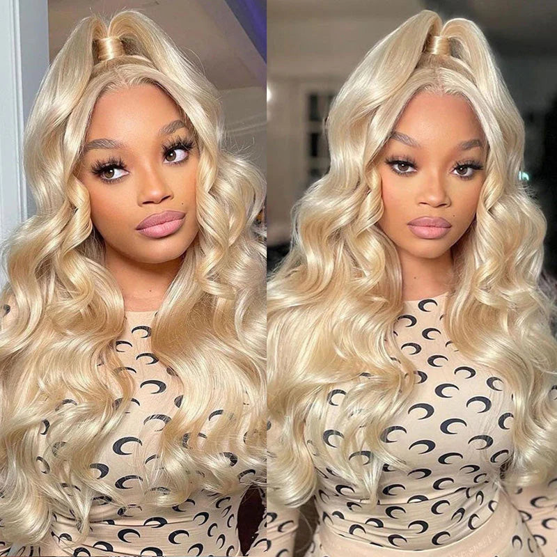 Peruca Frontal de Renda 13x4 Cabelo Humano Virgem 613