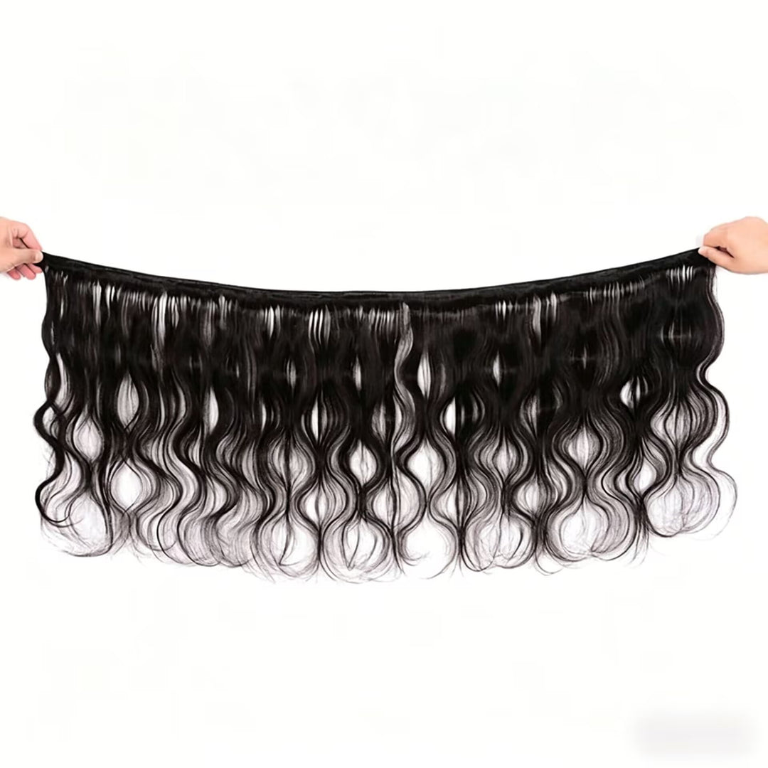 Extensões de Cabelo Humano Pacote com 3 Maços Cabelo Brasileiro Virgem, Não Processado, Grau 12A Ondulado Body Wave
