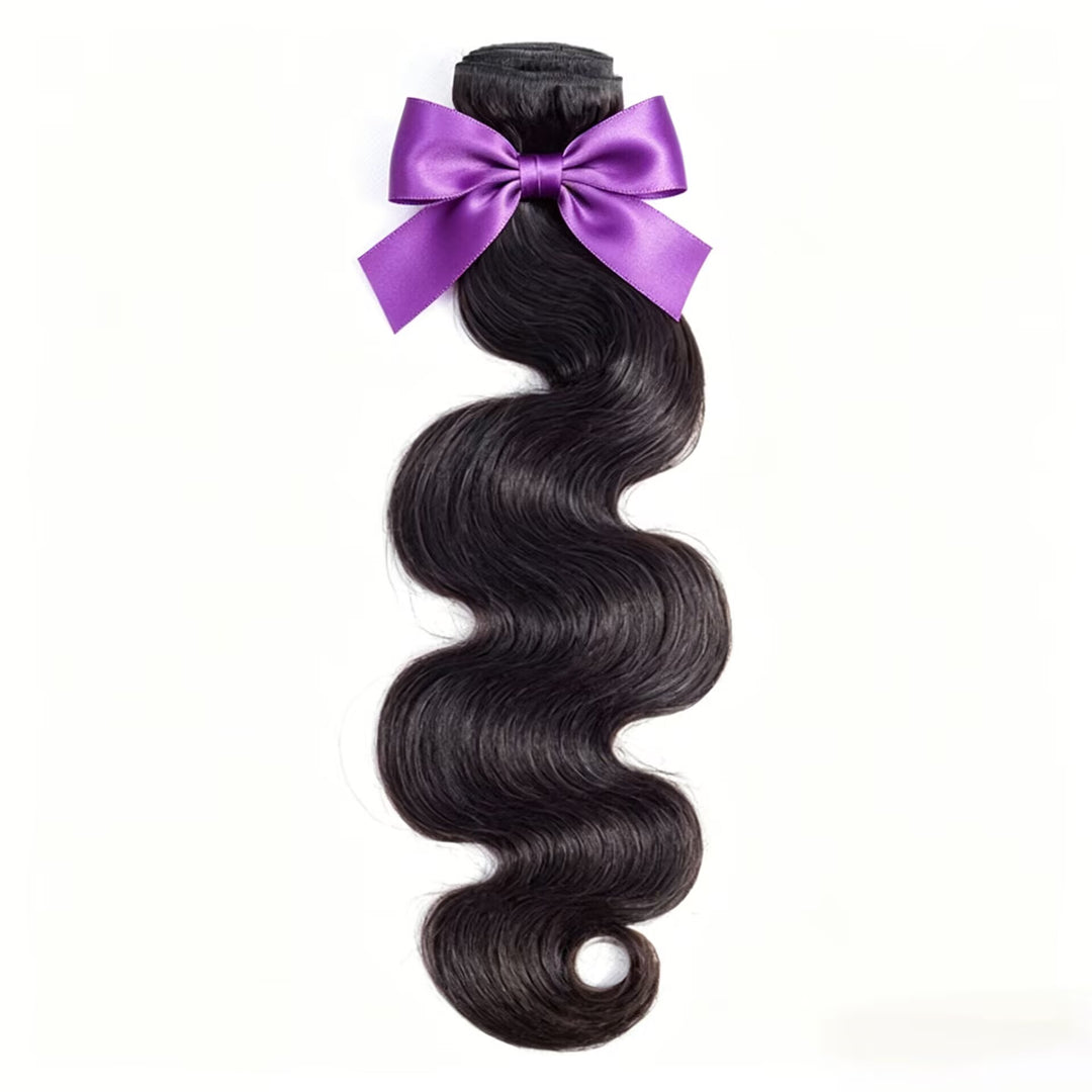 Extensões de Cabelo Humano Pacote com 3 Maços Cabelo Brasileiro Virgem, Não Processado, Grau 12A Ondulado Body Wave