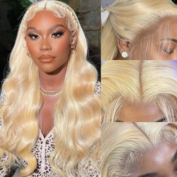 Peruca Frontal de Renda 13x4 Cabelo Humano Virgem 613