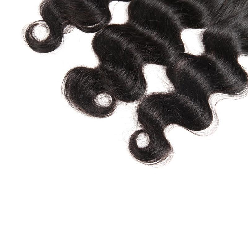 Kit Para Confecção de Perucas: Bundles Com Textura Body Wave e Closure — Cabelo Humano Brasileiro 12A de Alta Densidade