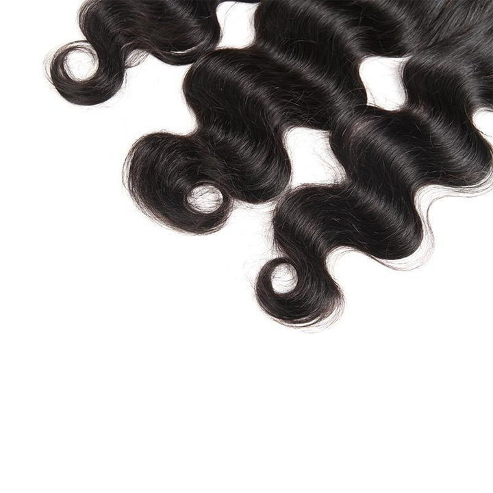 Kit Para Confecção de Perucas: Bundles Com Textura Body Wave e Closure — Cabelo Humano Brasileiro 12A de Alta Densidade